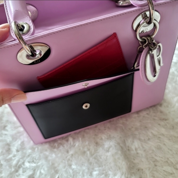 SOLD Lady Dior medium pocket bag - Picture 4 of 13